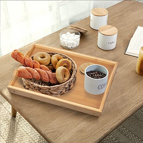 Bamboo Bed Tray Table with Foldable Legs and Handles for Sofa, Bed, Eating, Working F520