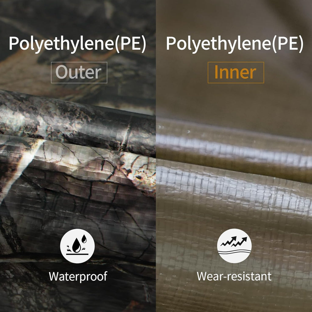 Heavy Duty Waterproof Tarp, Multi Purpose Poly Cover X5622