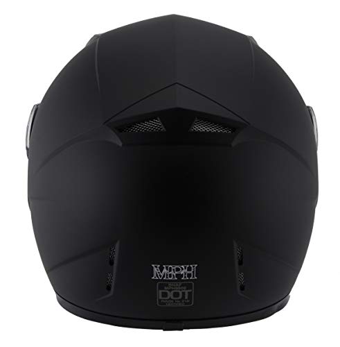Full Face Matte Black Helmet - X-Large R852374