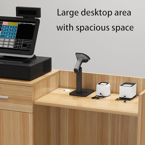 Reception Desk with Counter for Salon Lobby Office A641