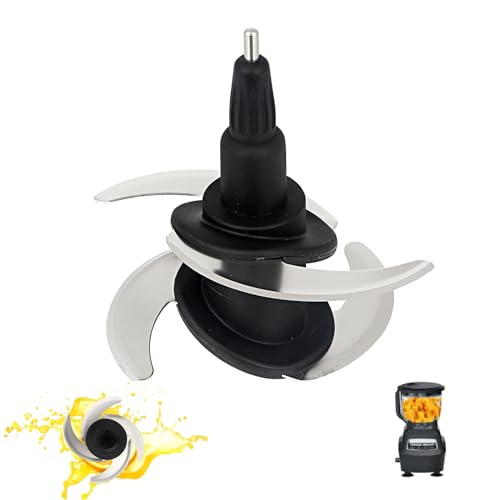 Blender 4 Blade Replacement for Ninja 64oz 72oz Food Processor Bowl, Chopping Blade 319KKU770 for Ninja 8-Cup 9-Cup Pitcher CT682SP BL681A BL682 BL770 BL770AMZ BL772 BL910 BN600 BN601 BN800 BN801