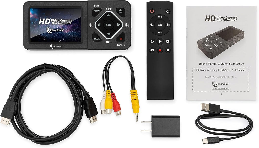 HD Video Capture Box for HDMI, RCA, VHS, VCR, DVD, Camcorders L941108