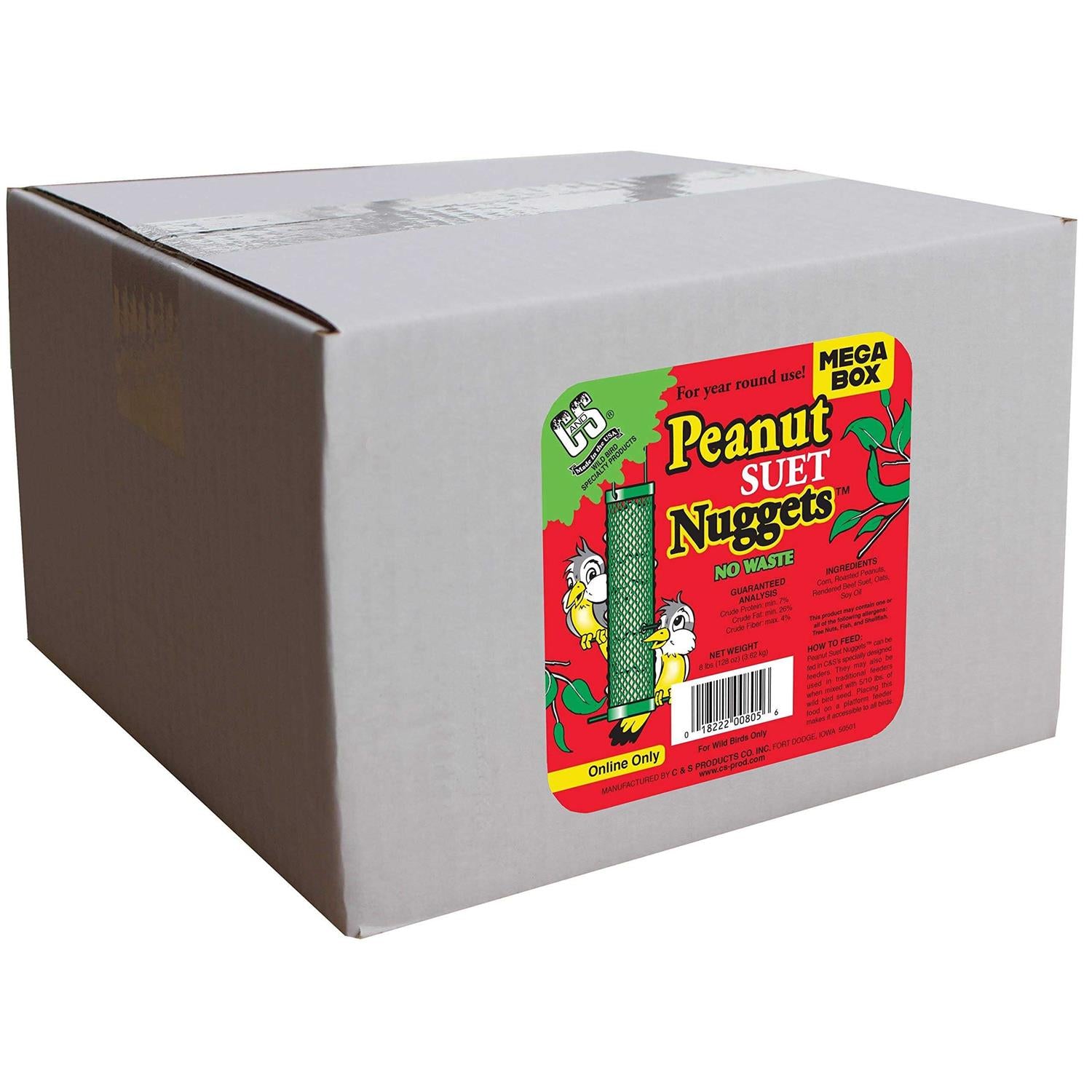 Peanut No-melt Suet Dough Nuggets for Birds G694443