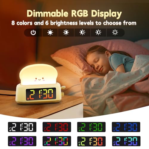 Kids Alarm Clock with Night Light, Timer and Snooze Y938126