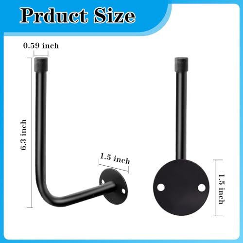 Hat Racks for Baseball Caps, Wall Mount Holder, Holds 20 Caps, Black O974144