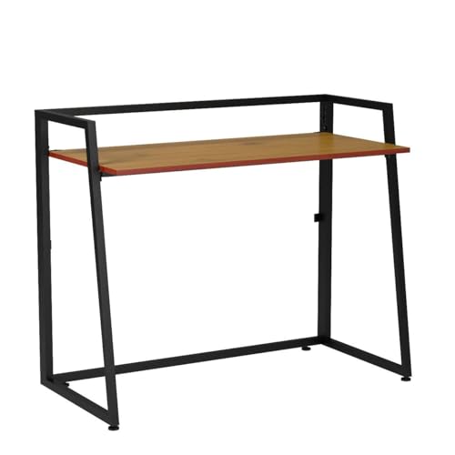 Small Folding Desk 33" for Study, Work & Crafting, Black A8731