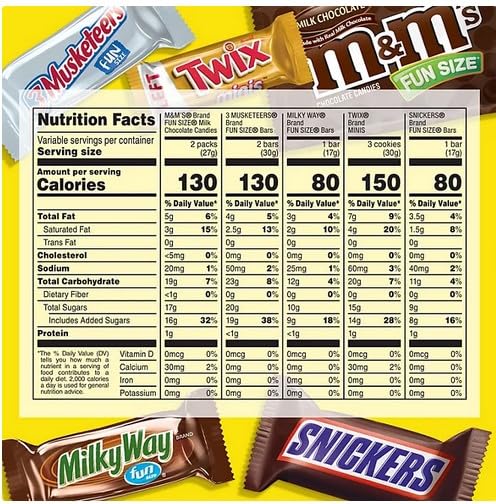 Assorted Chocolate Candy Variety Pack - 1 Pound Z254348