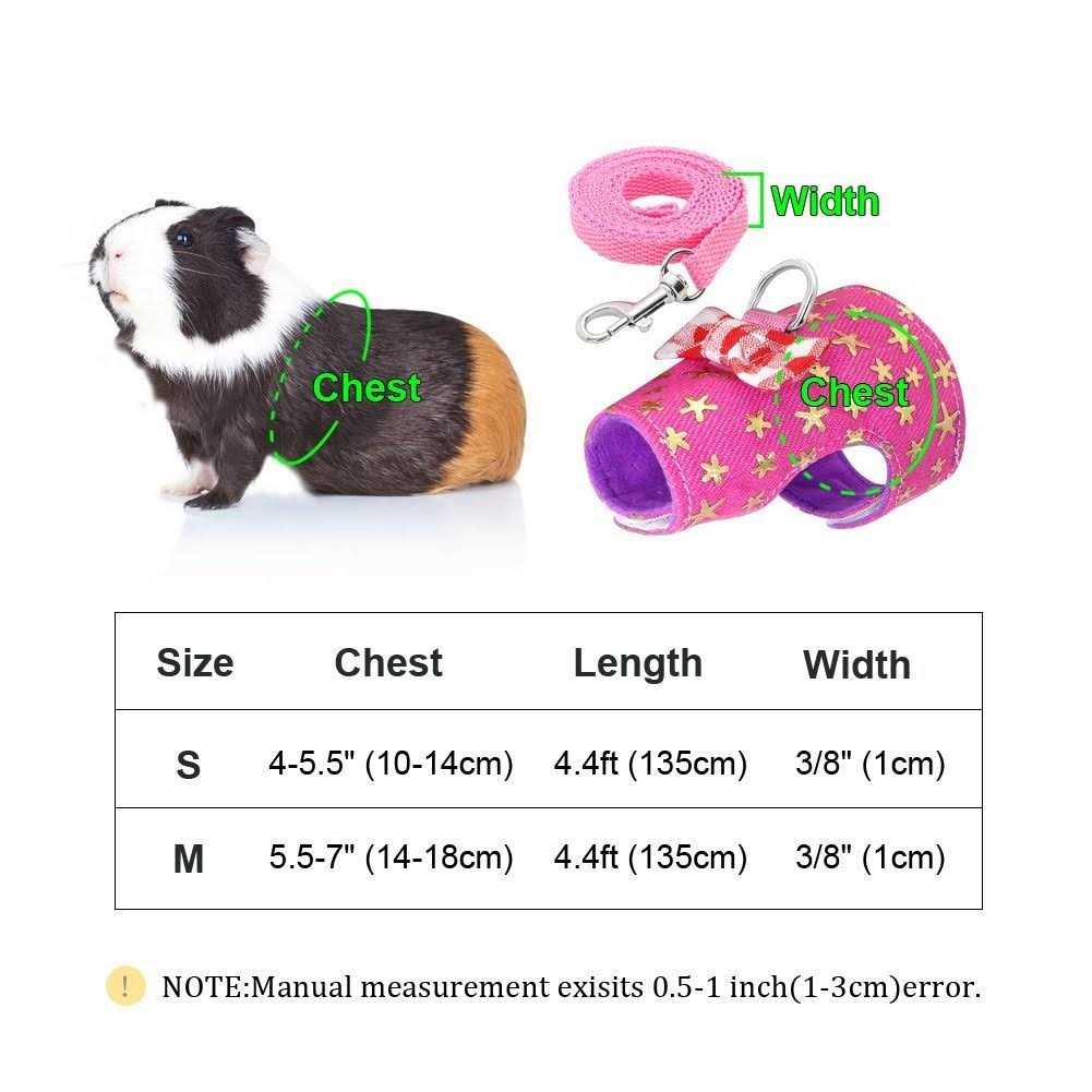 Small Pet Outdoor Walking Harness Vest and Leash Set with Bowknot Decor G359558