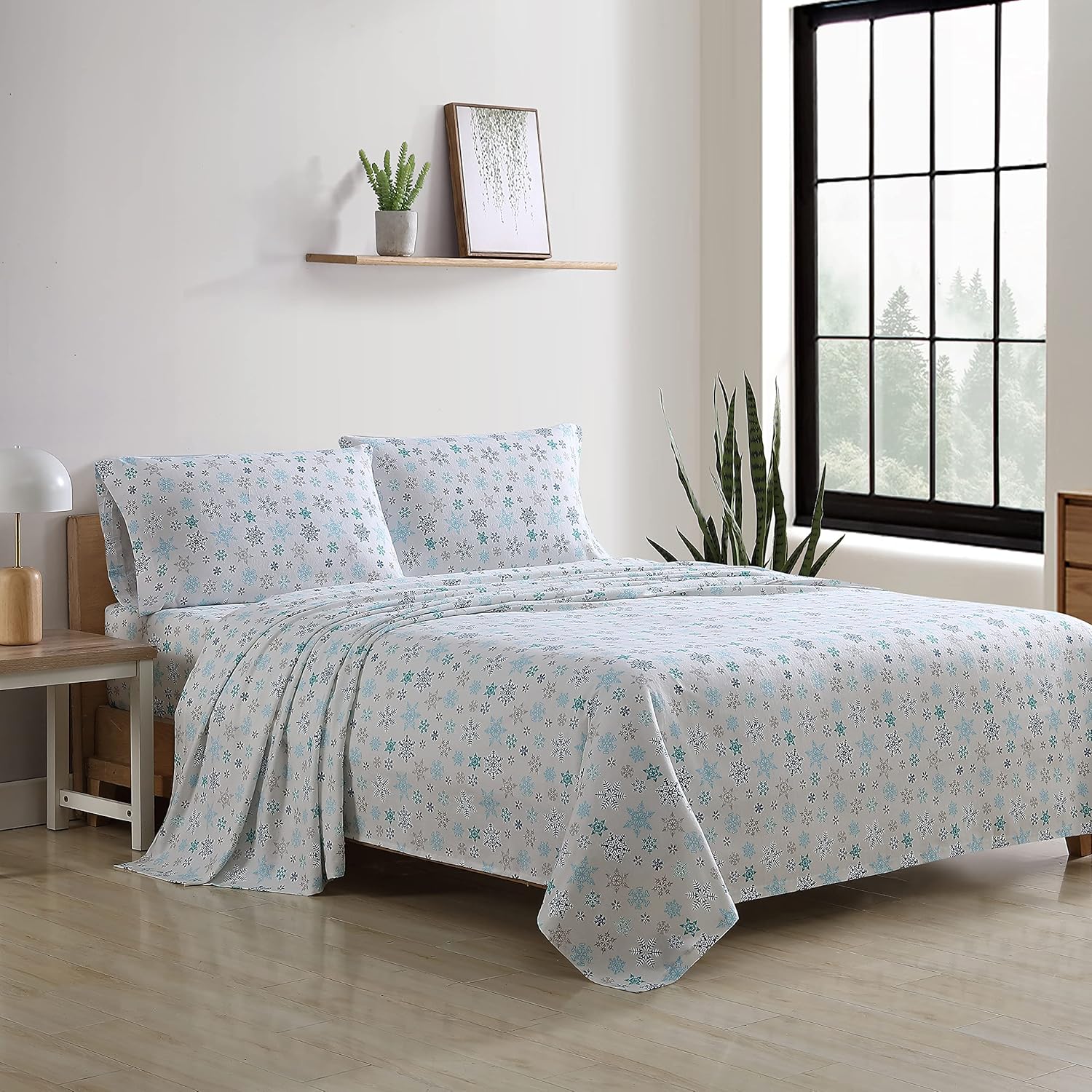 Queen Flannel Sheets, Brushed for Extra Softness C363329