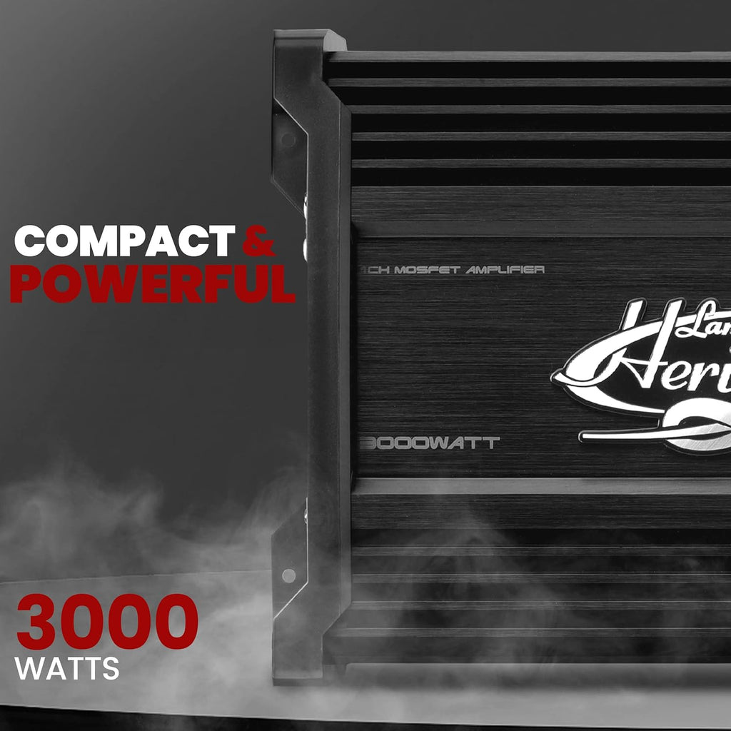 Car Amplifier Monoblock, 1 Channel, 3000 Watt, 2 Ohm D664130