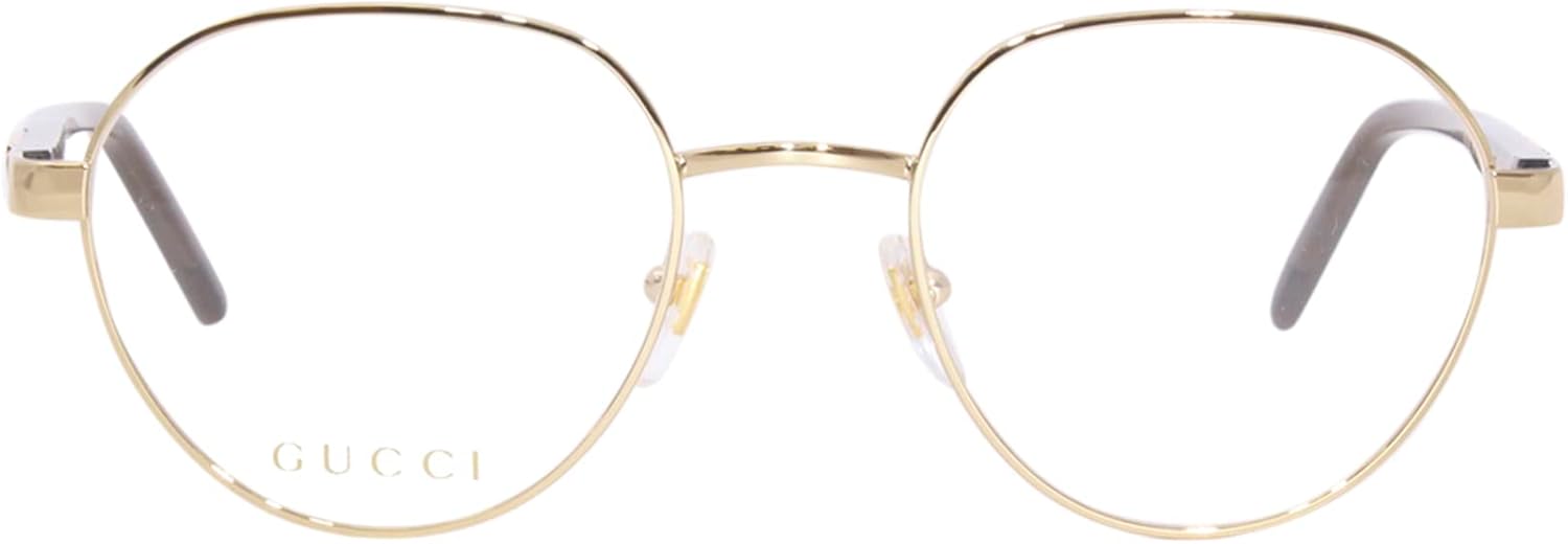 Men's Gold Round Eyeglasses S971614