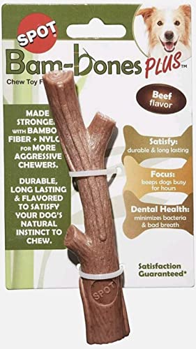 Bamboo Stick Dog Chew Toy 2 Pack for Aggressive Chewers, Large R695476