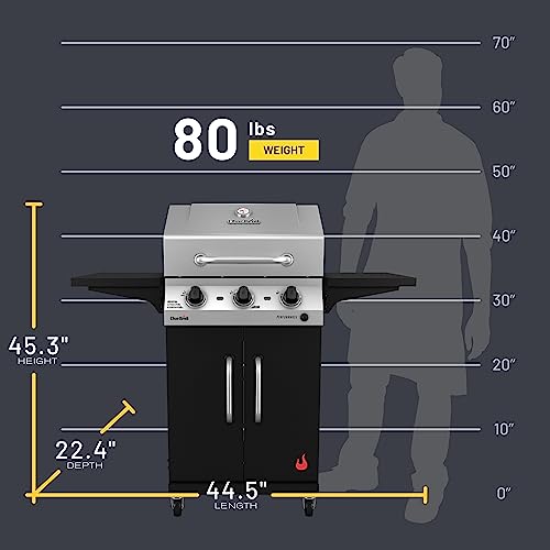 2-Burner Cabinet Propane Gas Grill with Convective Heating I866305