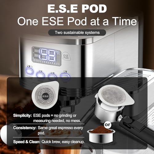 Espresso and Cappuccino Machine with Automatic Milk Frother P413732
