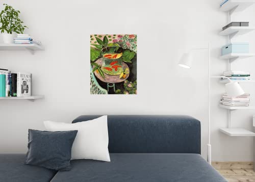 Goldfish Abstract Art Poster Print 36x54 C9030
