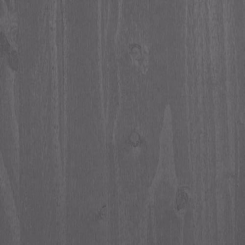 Sideboard Light Gray Solid Wood Pine J850