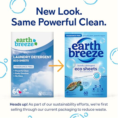 Laundry Detergent Sheets Fresh Scent, 60 Loads Y207
