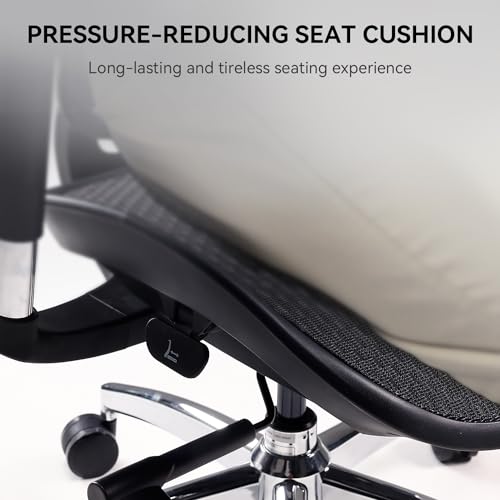 Ergonomic Office Chair with Lumbar Support and Adjustable Armrests L938155