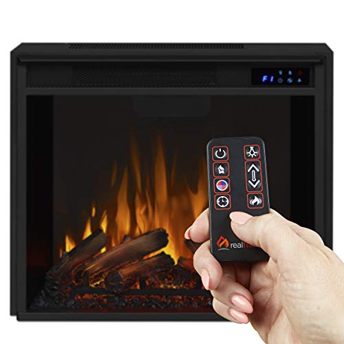Electric Fireplace TV Stand for TVs up to 70 inches with Adjustable Shelves and Storage E90777