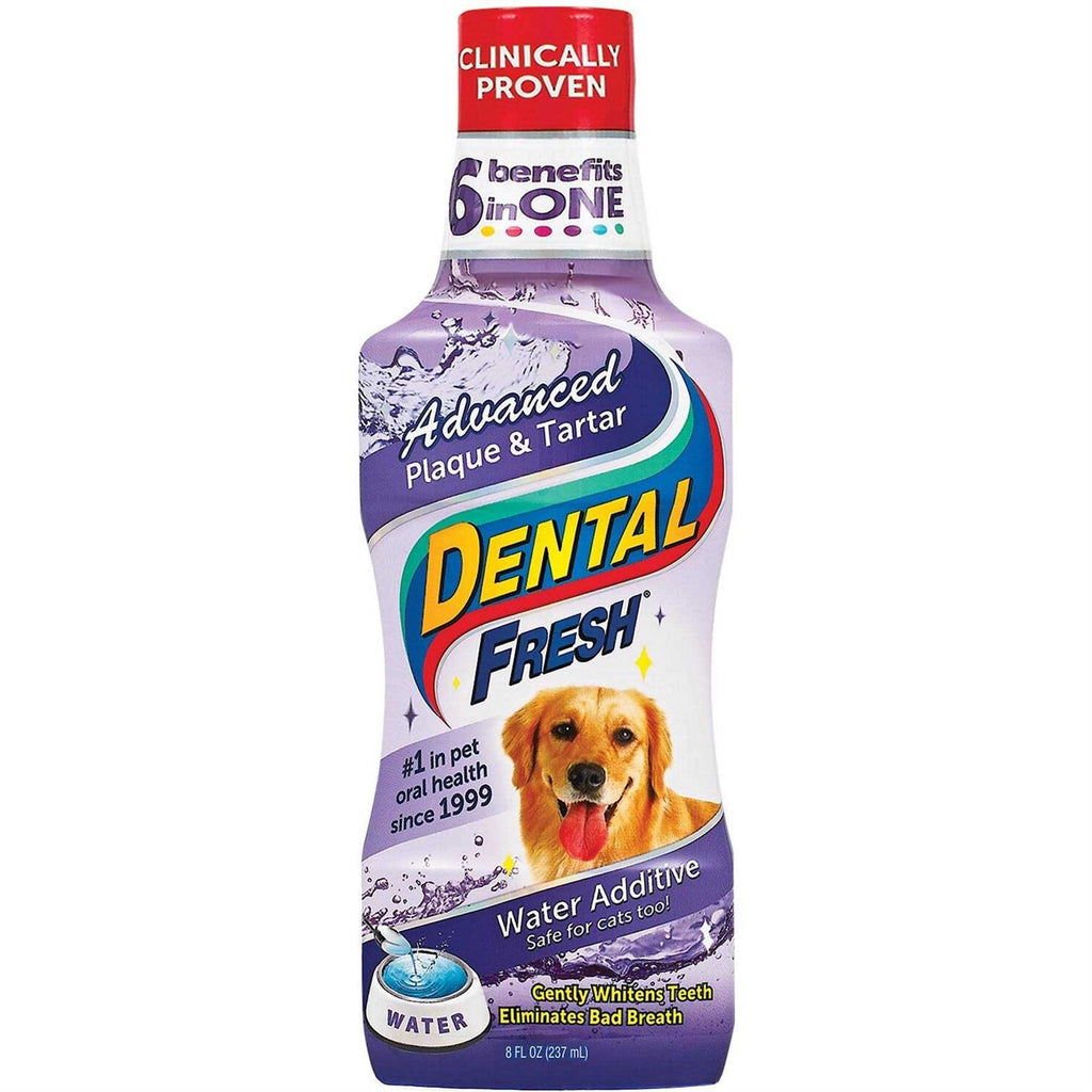 Dental Fresh Advanced Plaque &amp; Tartar Water Additive for Dogs - Pet Supplies online store