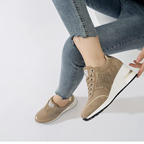 Women's Dressy Platform Wedge Sneakers G560428