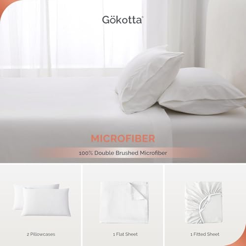 Queen Sheet Set 4-Piece Brushed Microfiber, Deep Pocket with Elastic Corner Straps, Beige R391285