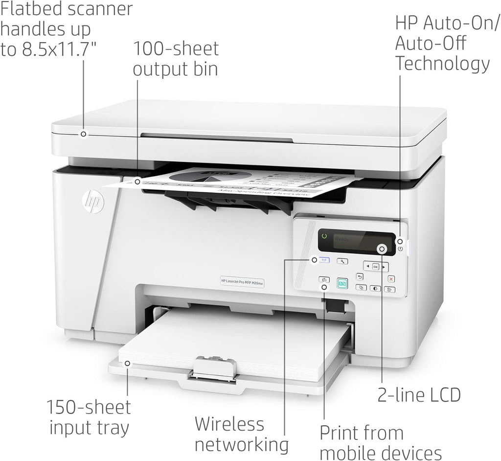 Wireless All-in-One Compact Laser Printer H206968