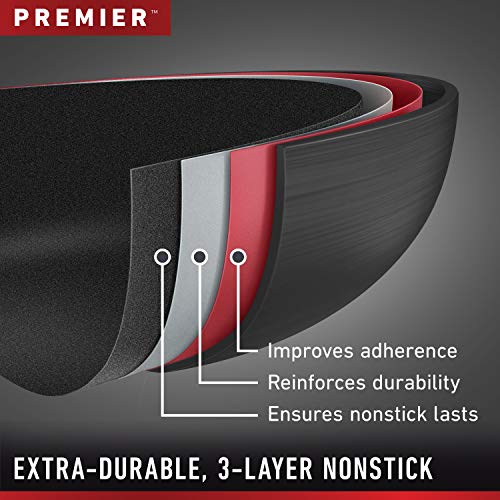 11-Piece Nonstick Pots and Pans Set, Dishwasher Safe, Black H70358
