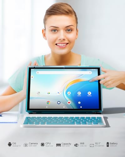 10 inch Android Tablet with Keyboard Case and Stylus Y2073