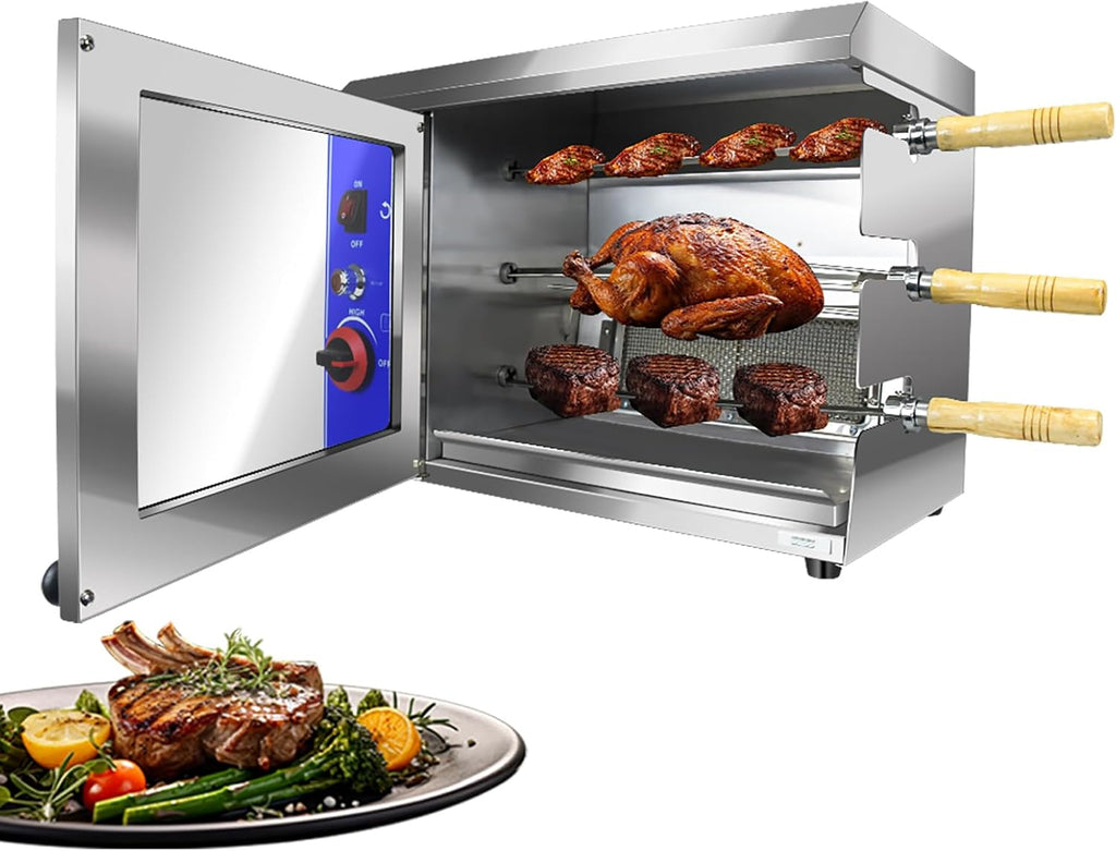 Gas Rotisserie Oven Shawarma Grill Machine with 3 Auto Rotating O806040