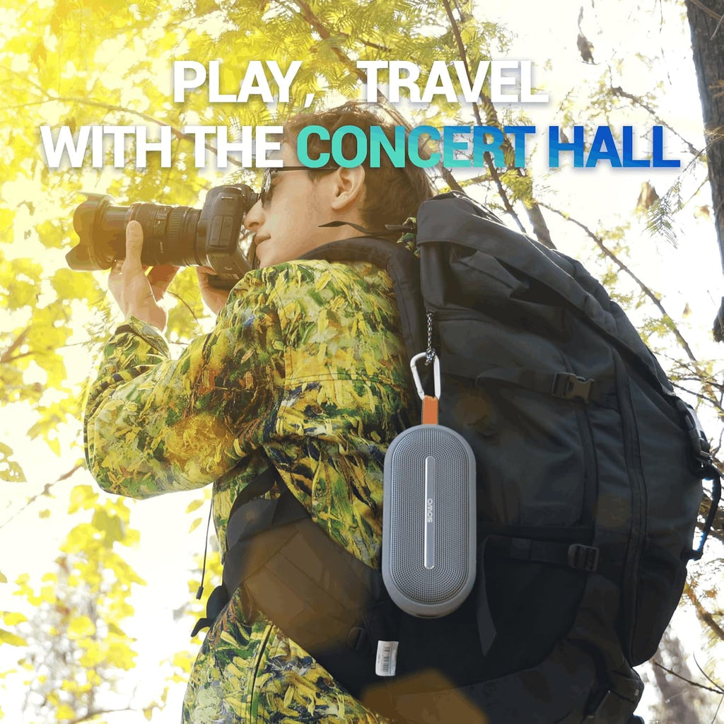 Portable Bluetooth Speaker, IPX7 Waterproof, 25W Wireless Outdoor Speaker D9439