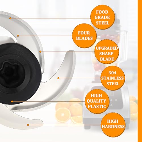 Replacement Blender Blade for 64oz 72oz Food Processor Bowl W557
