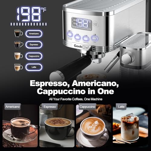 Espresso and Cappuccino Machine with Automatic Milk Frother P413732