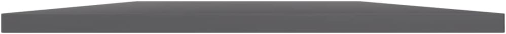 Shelf Organizers Storage Shelving Wall Decor, 8 pcs, High Gloss Gray Z837455