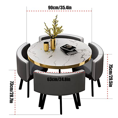 Office Dining Table Set with 4 Chairs E9624