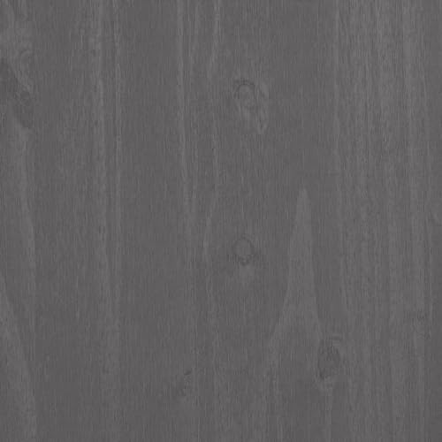 Sideboard Light Gray Solid Wood Pine F93935