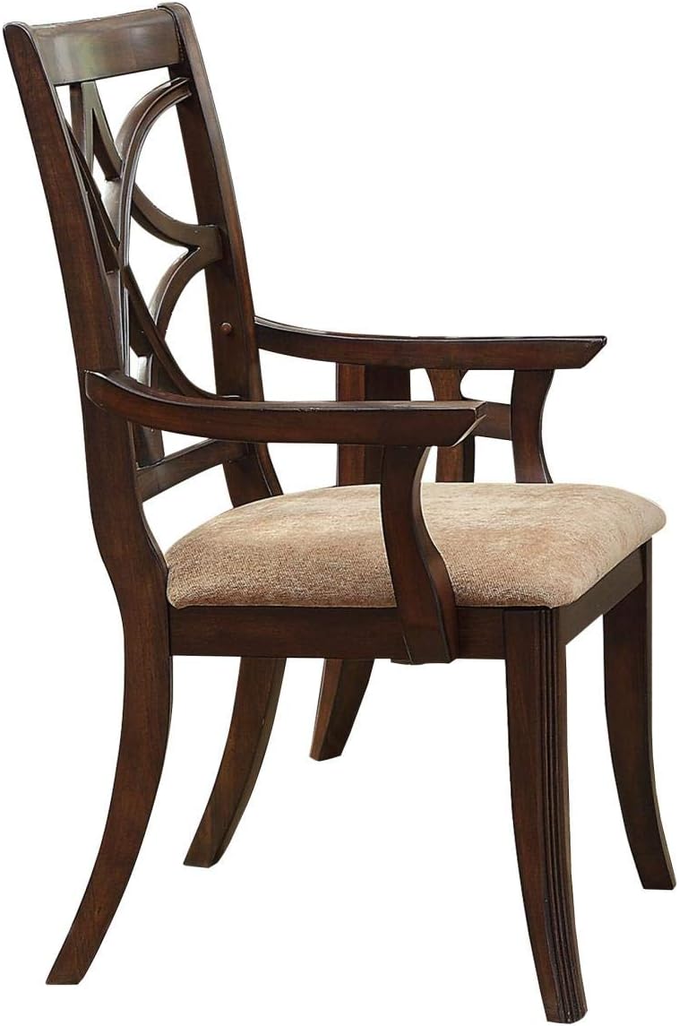 7 Piece Dining Room Set in Brown Cherry F930