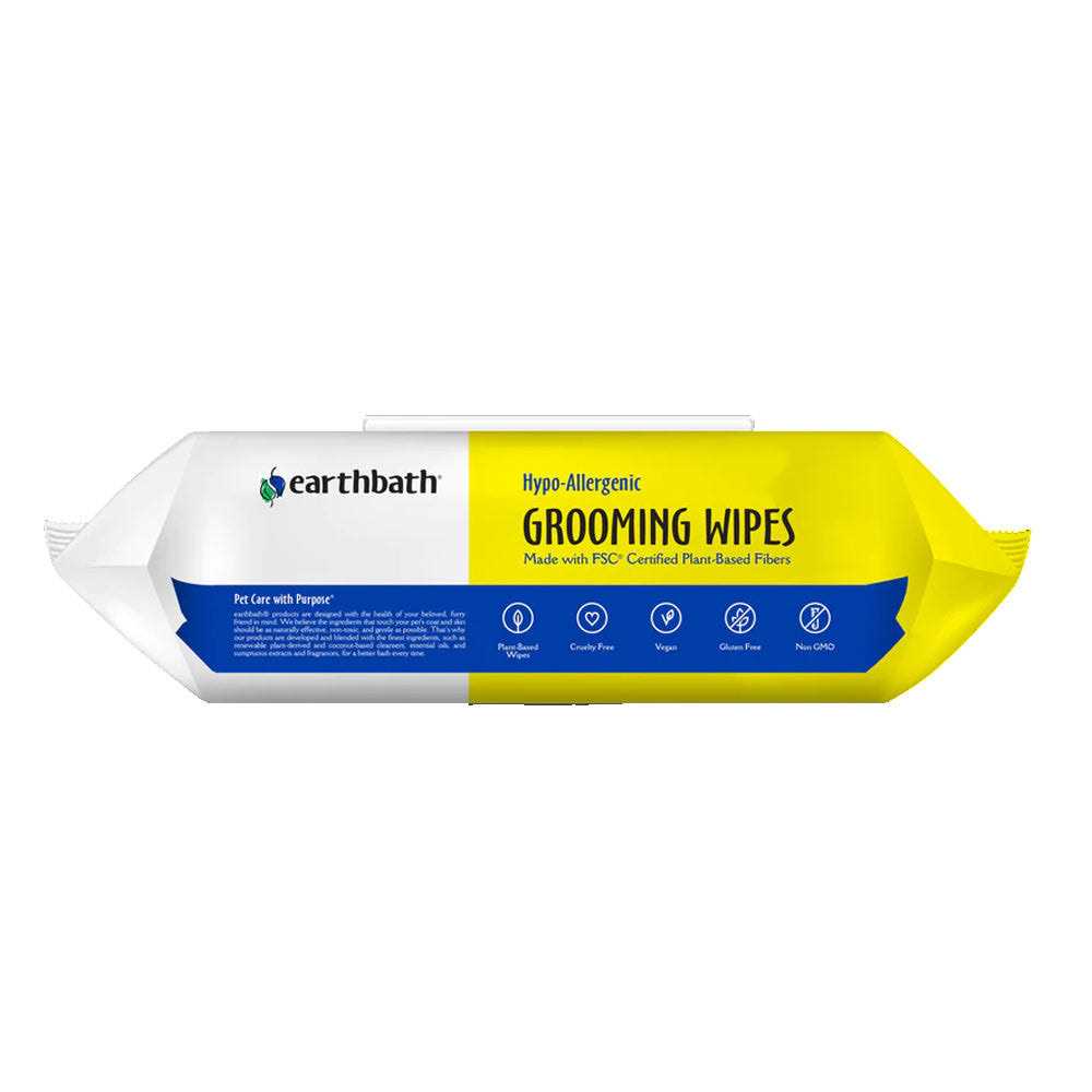 Cat Grooming Wipes Hypo-Allergenic Fragrance Free G753824
