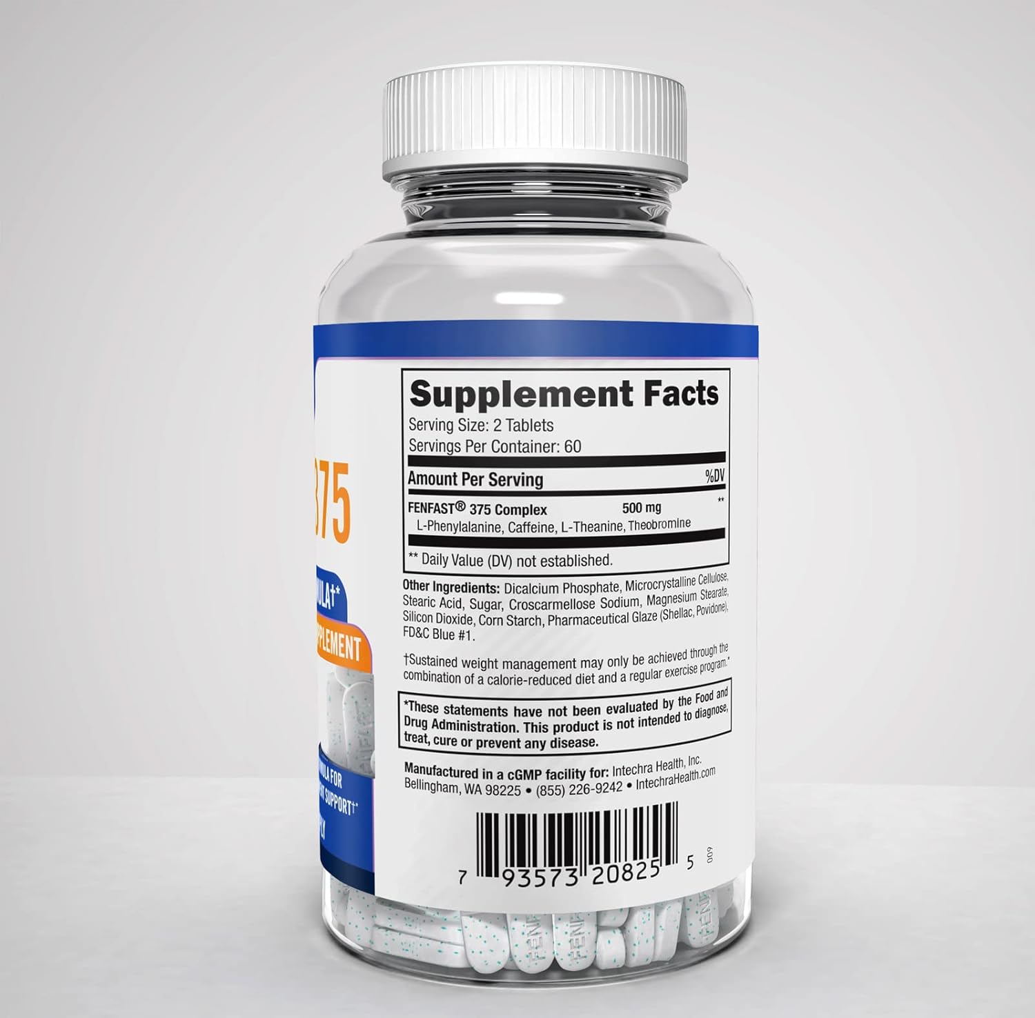 Fast Diet Pills for Weight Management with Energy Boost, 120 Tablets T50400