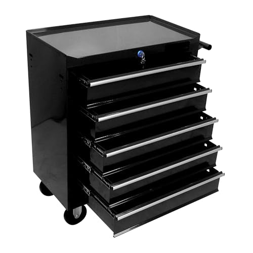 5-Drawer Rolling Tool Chest with Wheels C45800