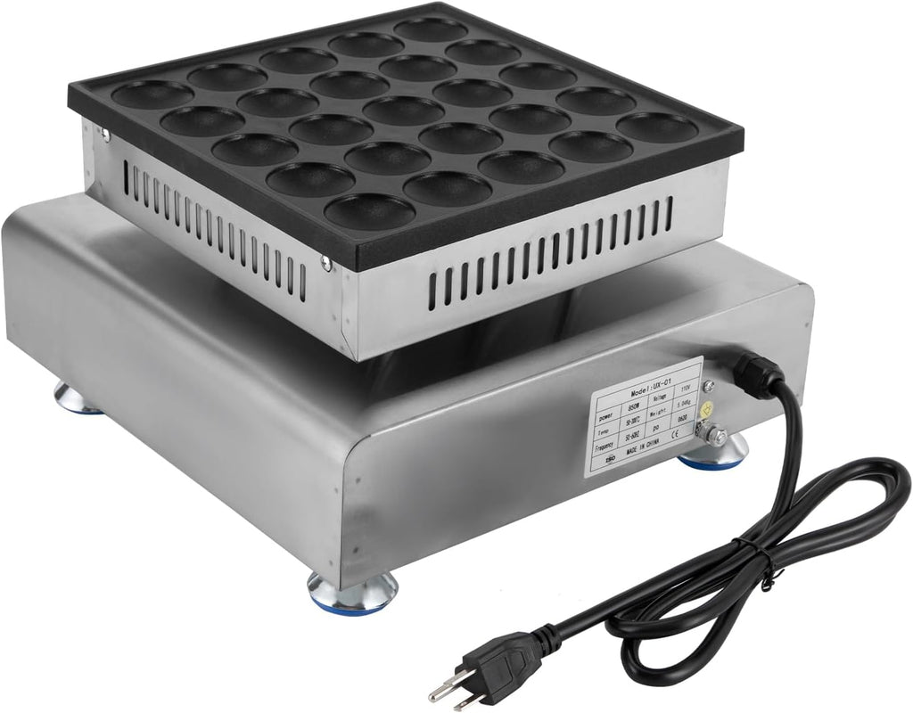 Mini Dutch Pancake Maker, Non-stick Electric Baker for Home Kitchen V557