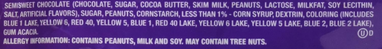 Peanut Dark Chocolate Candy, 19.2 Ounce K91897