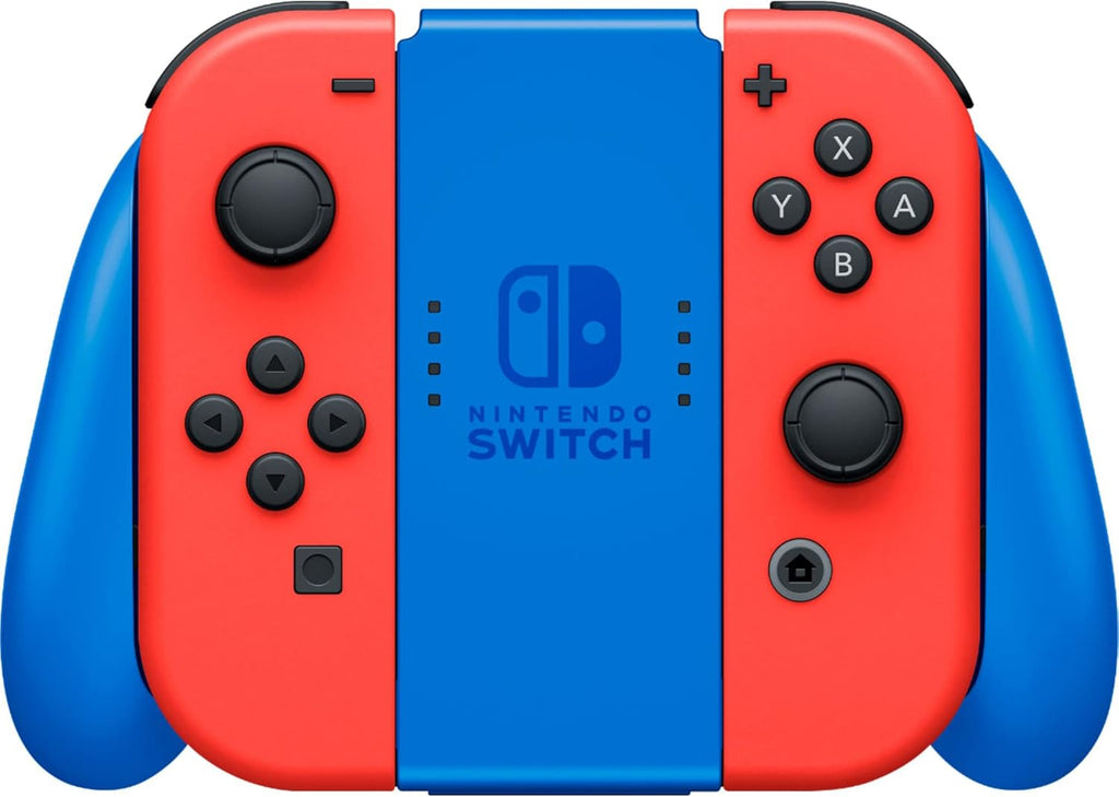 Mario Red & Blue Edition Console with Red Joy-Con, Blue Dock, 32GB Storage, 7-in-1 Carrying Case F2649