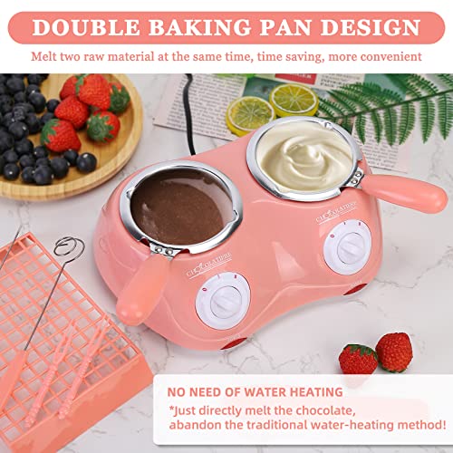 Chocolate Fondue Maker with Double Melting Pot R803889