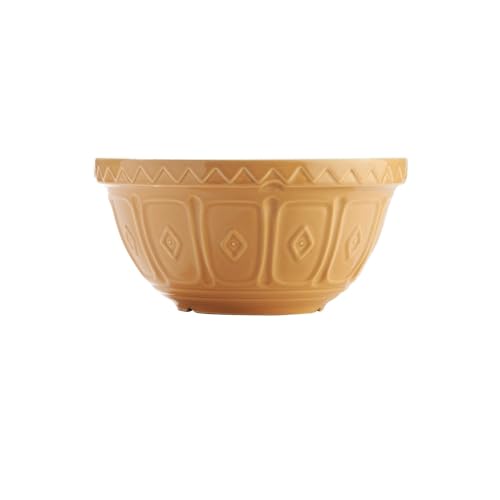 Beige 29 cm Earthenware Mixing Bowl X7925
