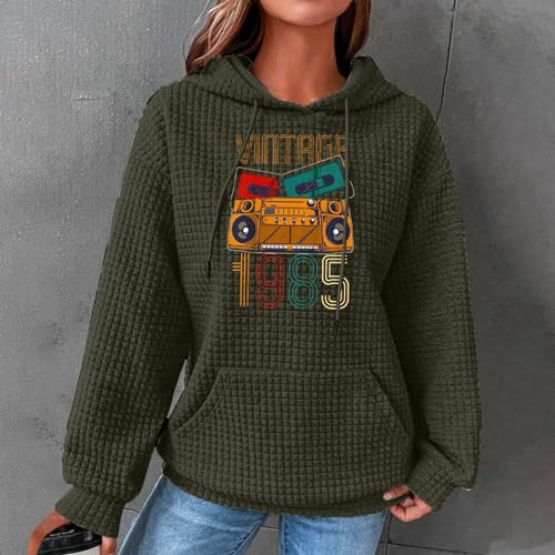 Women's Casual Long Sleeve Pullover Hoodie with Pocket W6602