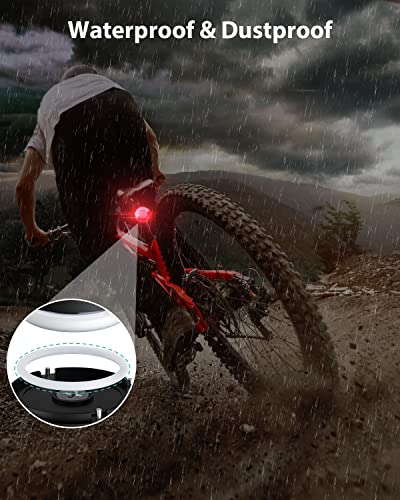 Bike Mount for AirTag, Hidden Seat Post Reflector, Waterproof GPS Tracker Case F35333