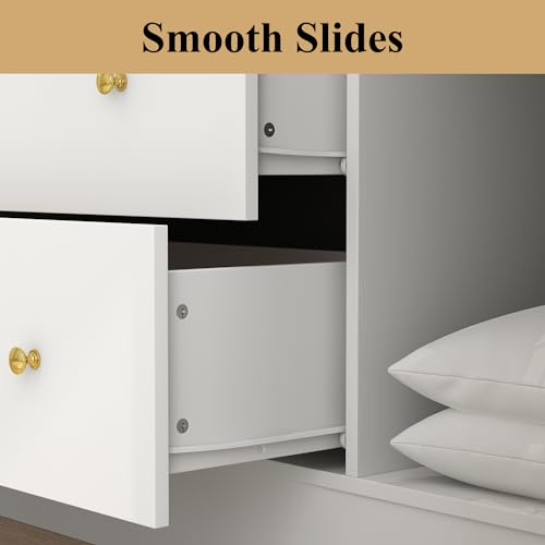 4-Door Armoire Wardrobe with Mirror, 2 Drawers, 2 Hanging Bars & 7 Shelves P76619