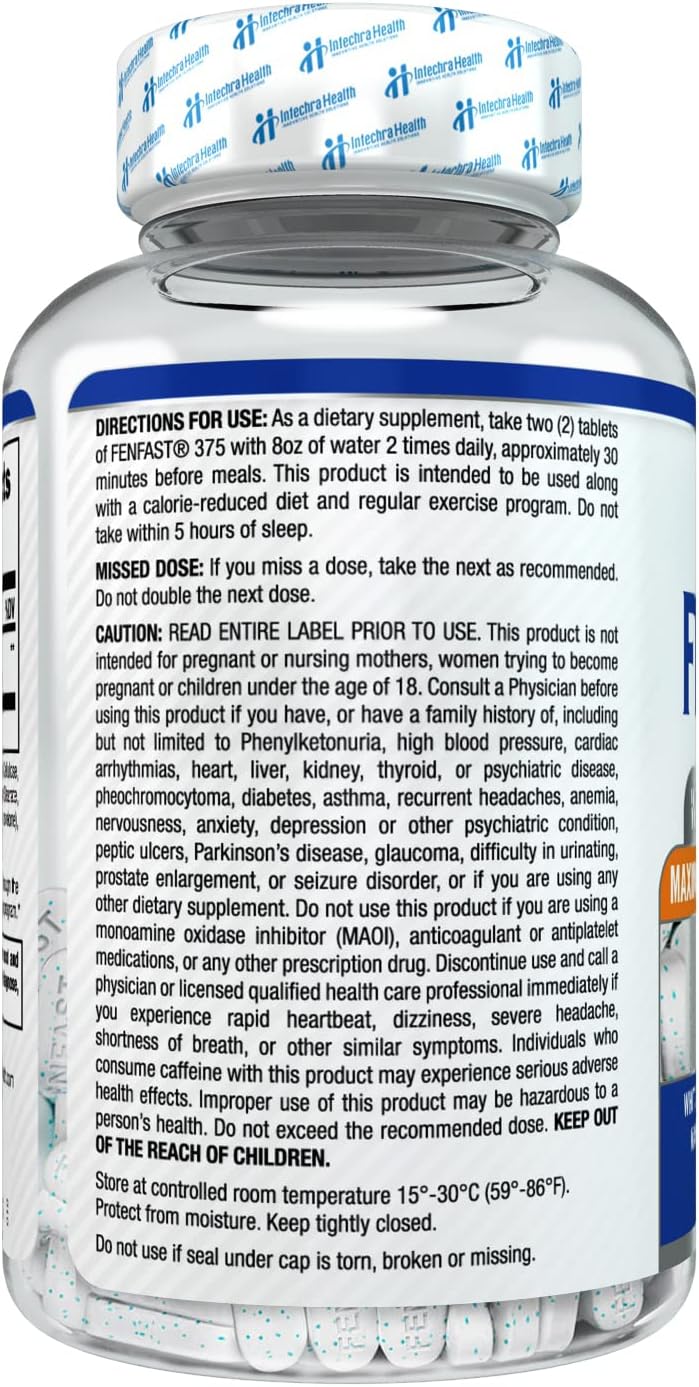 Fast Diet Pills for Weight Management with Energy Boost, 120 Tablets T50400