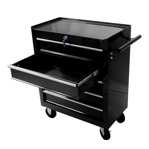 5-Drawer Rolling Tool Chest with Wheels C45800